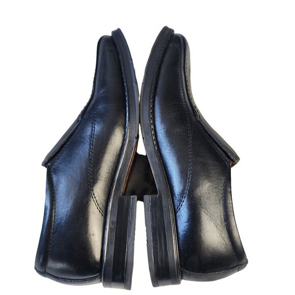 LEFT & RIGHT Leather Adelchi Dress Shoe Black Youth Boy's Size 6 - Picture 7 of 13